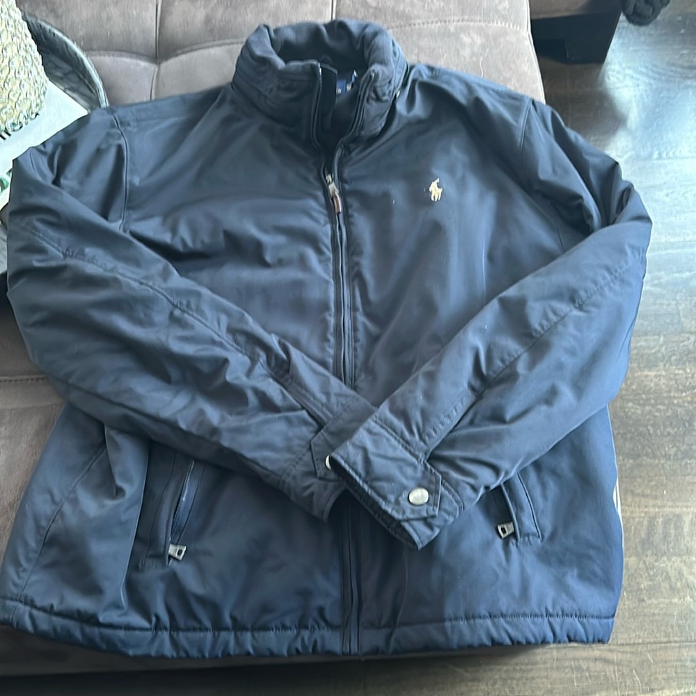 Men’s polo jacket. Fleece lined XL